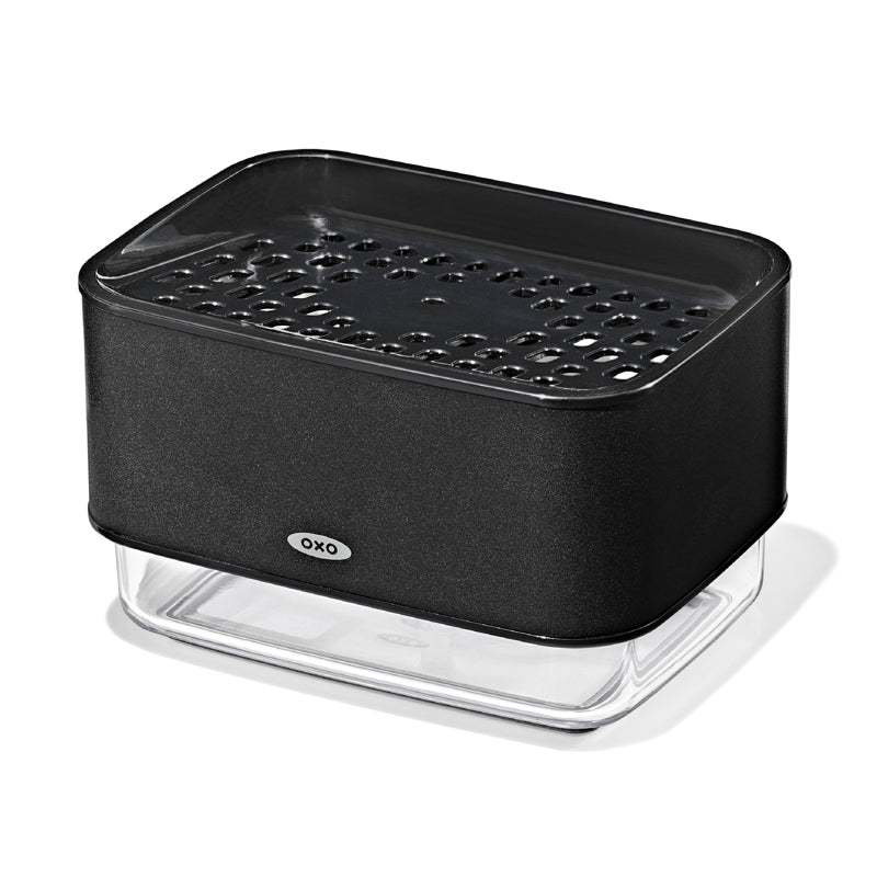 GOOD GRIPS SOAP DISPENSING SPONGE HOLDER "BLACK"