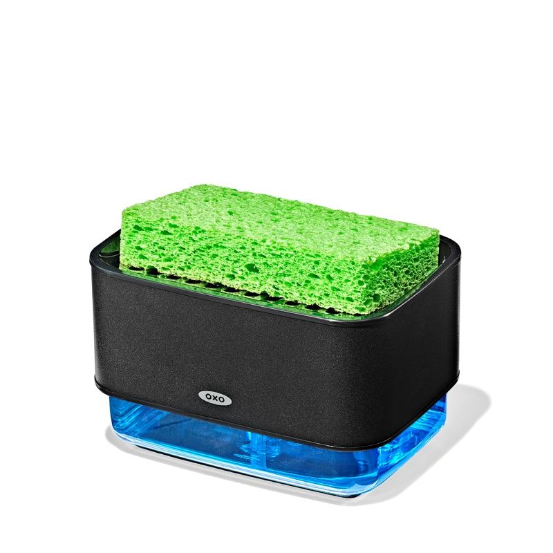 GOOD GRIPS SOAP DISPENSING SPONGE HOLDER "BLACK"