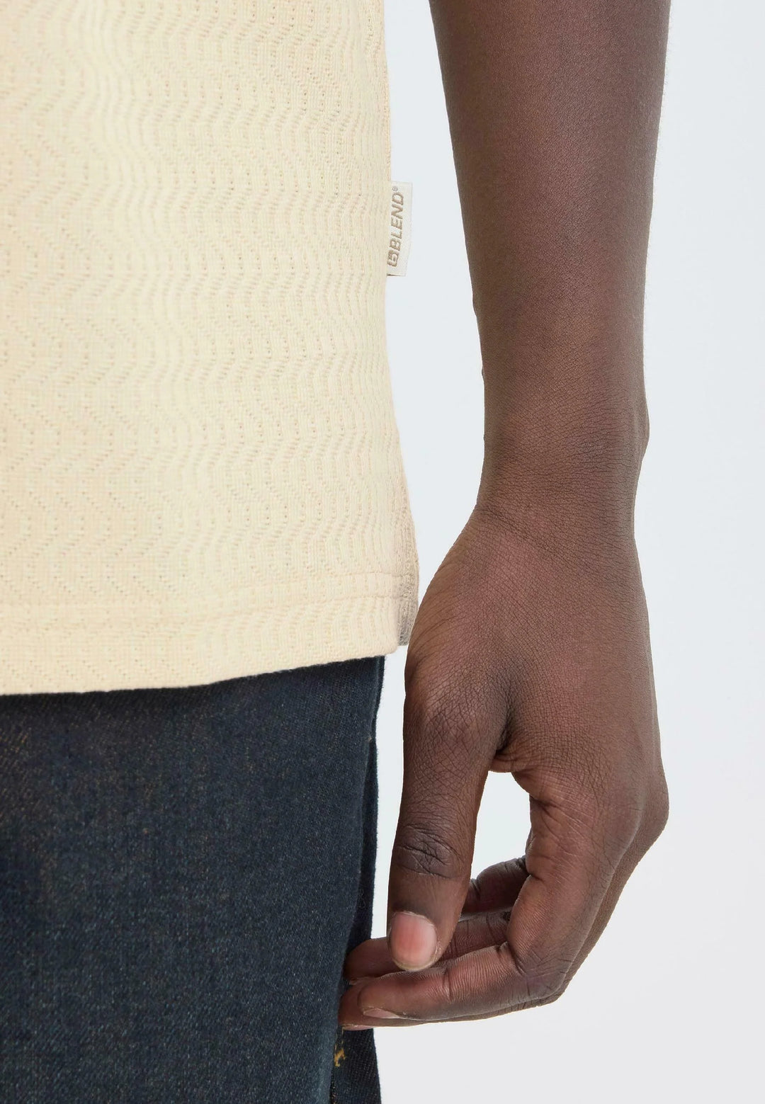 BHESKILD POLO S/S "OYSTER GRAY"