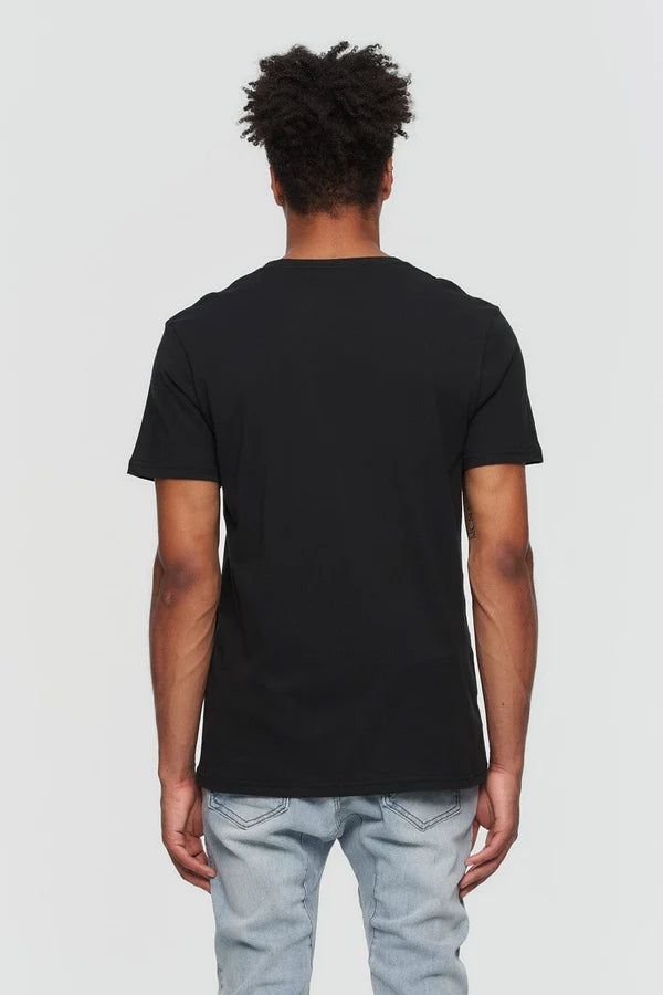 3-PACK CREW NECK T-SHIRTS "JET BLACK"