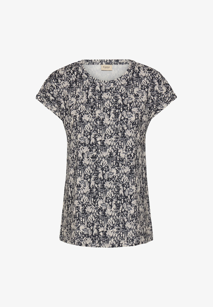 T-SHIRT FRSEEN 1 MOTIF FLEURI PAISLEY