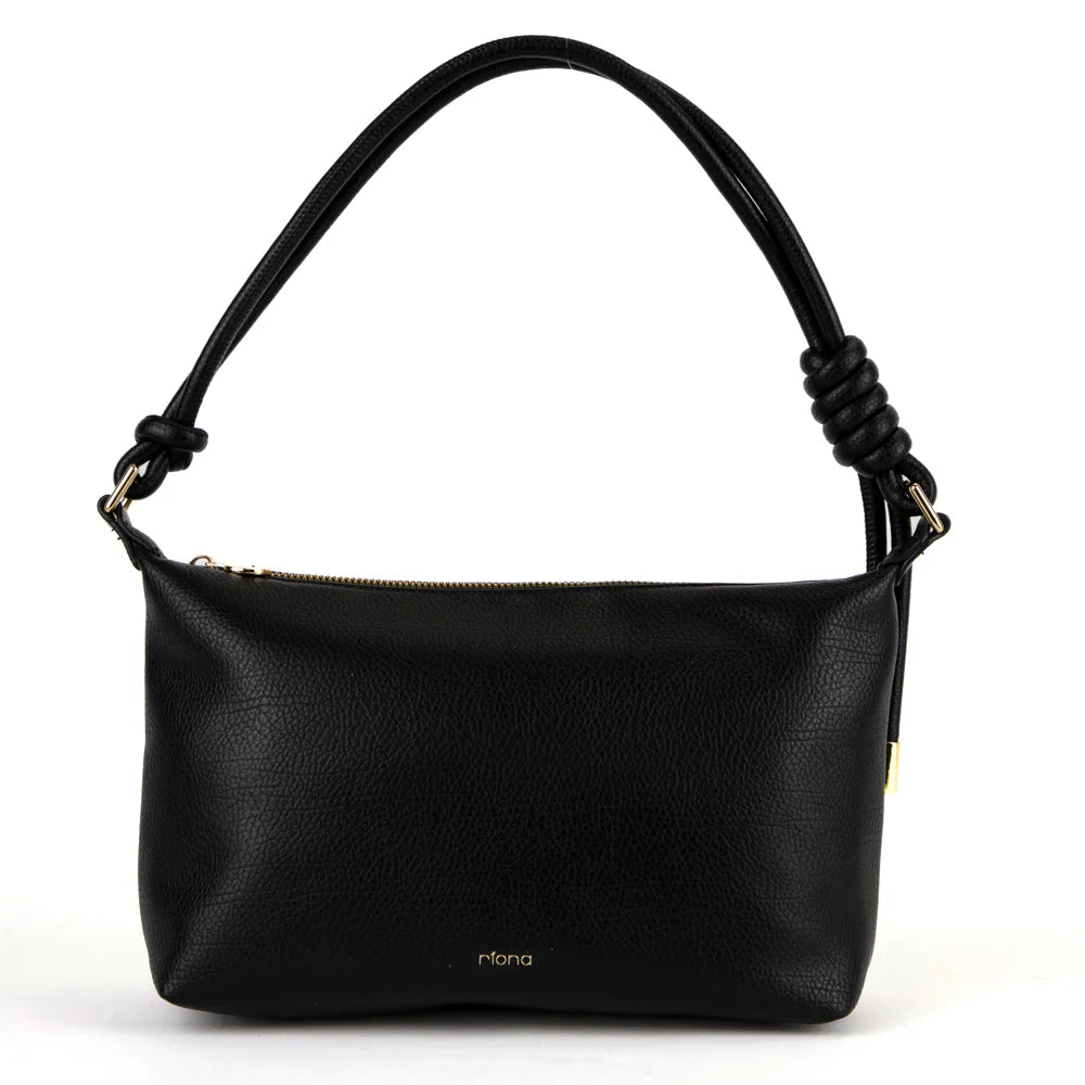 RIONA PANDORA KNOTTED BAG "BLACK"