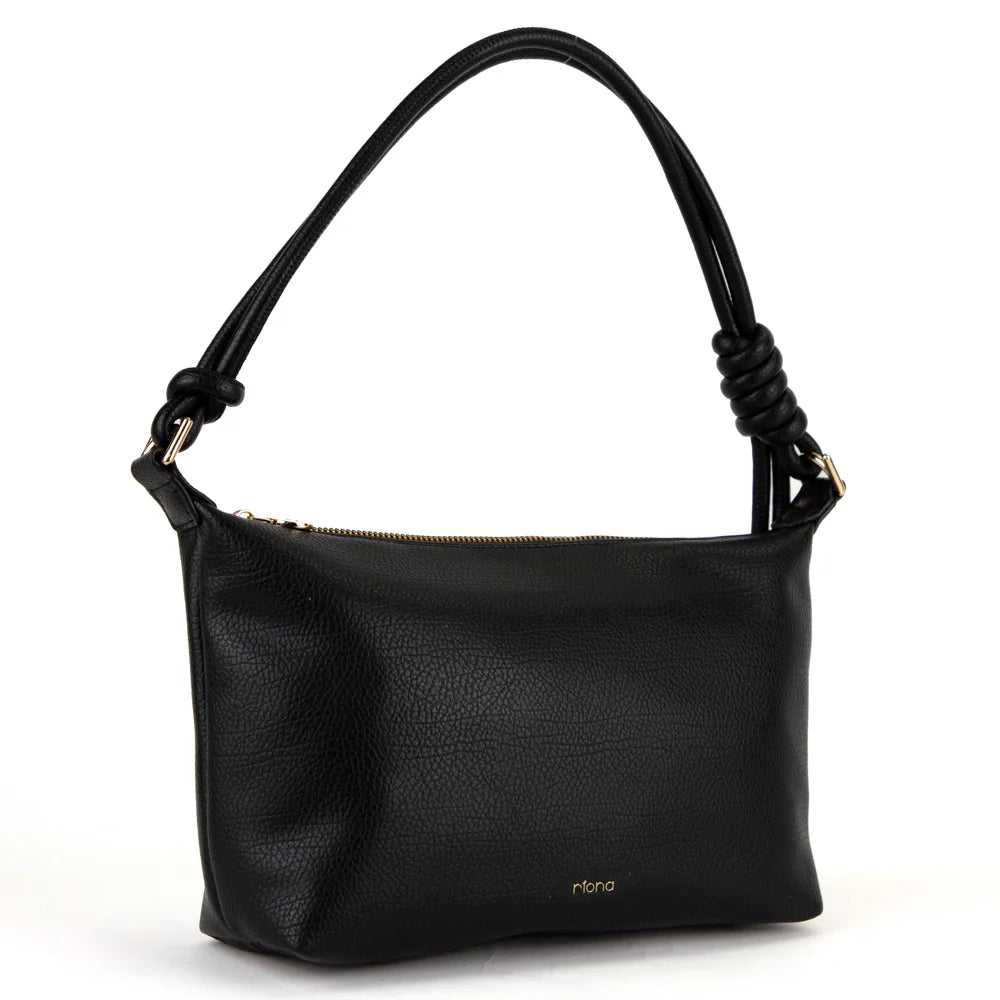 RIONA PANDORA KNOTTED BAG "BLACK"