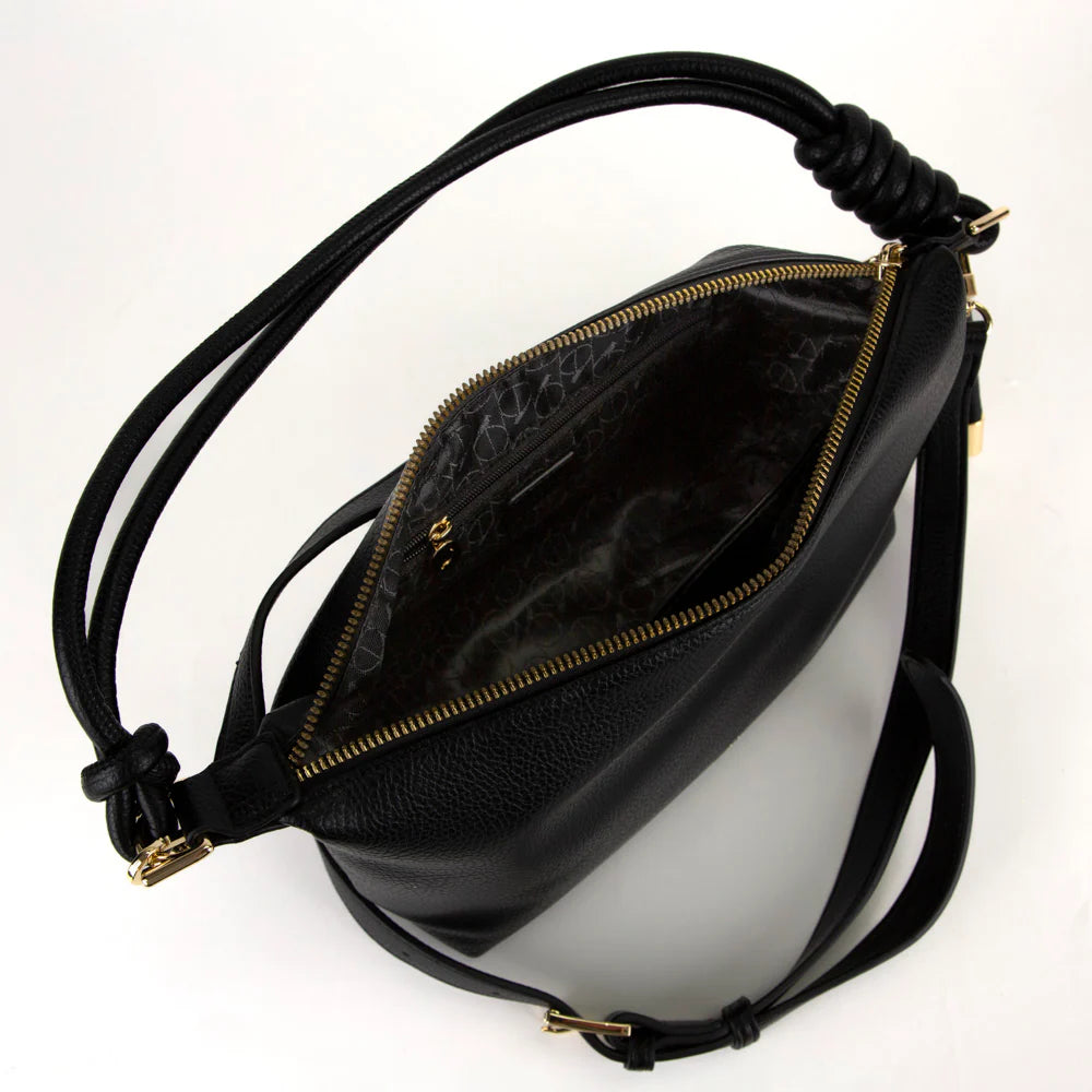 RIONA PANDORA KNOTTED BAG "BLACK"
