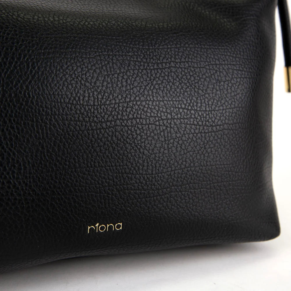 RIONA PANDORA KNOTTED BAG "BLACK"
