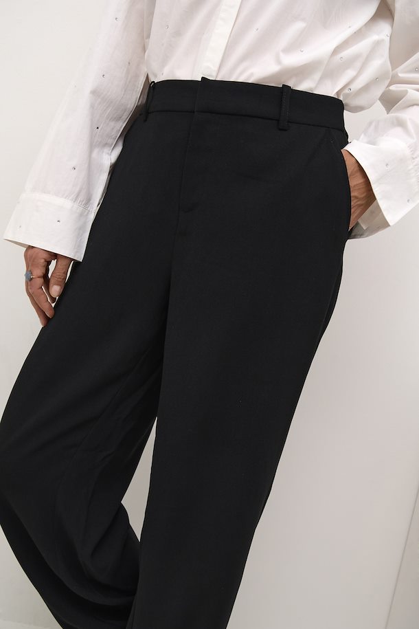 CRCOCAMIA TROUSERS - BLACK