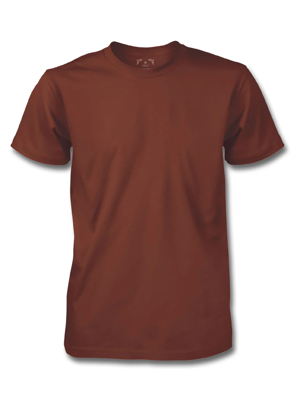 BIX CREWNECK THIS ORGANIC COTTON T-SHIRT - PAPRIKA