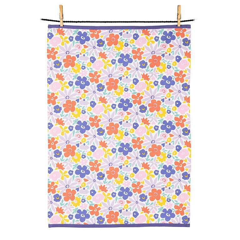 PASTEL FLOWER KITCHEN TOWEL 20X28''L