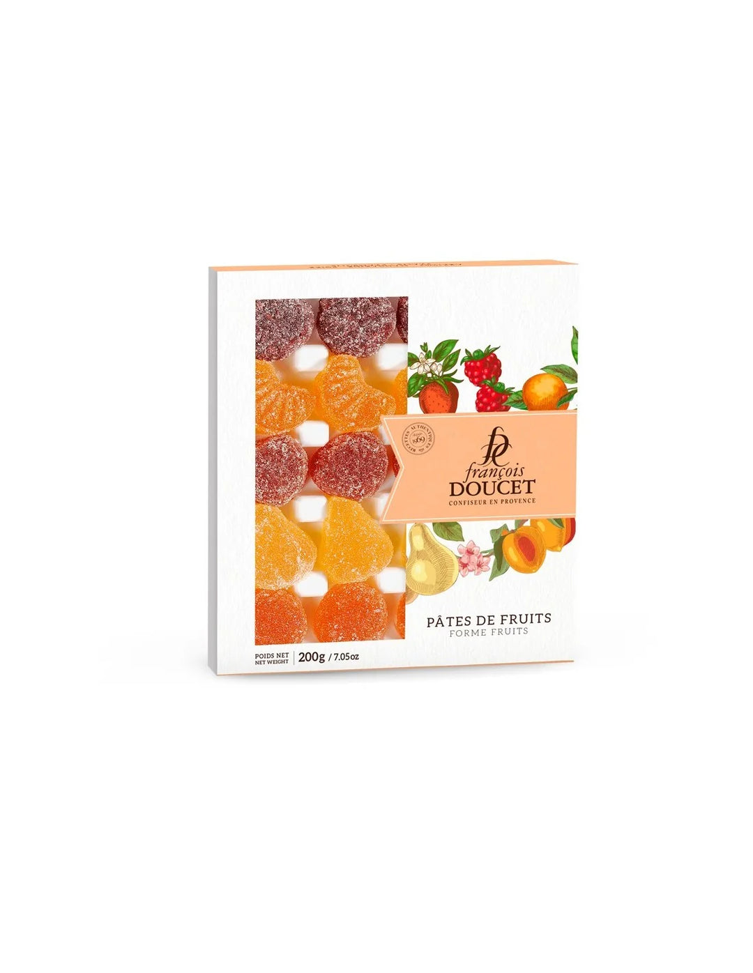 SWEET FRUIT-SHAPED JELLIES - 5 FLAVOURS 200G