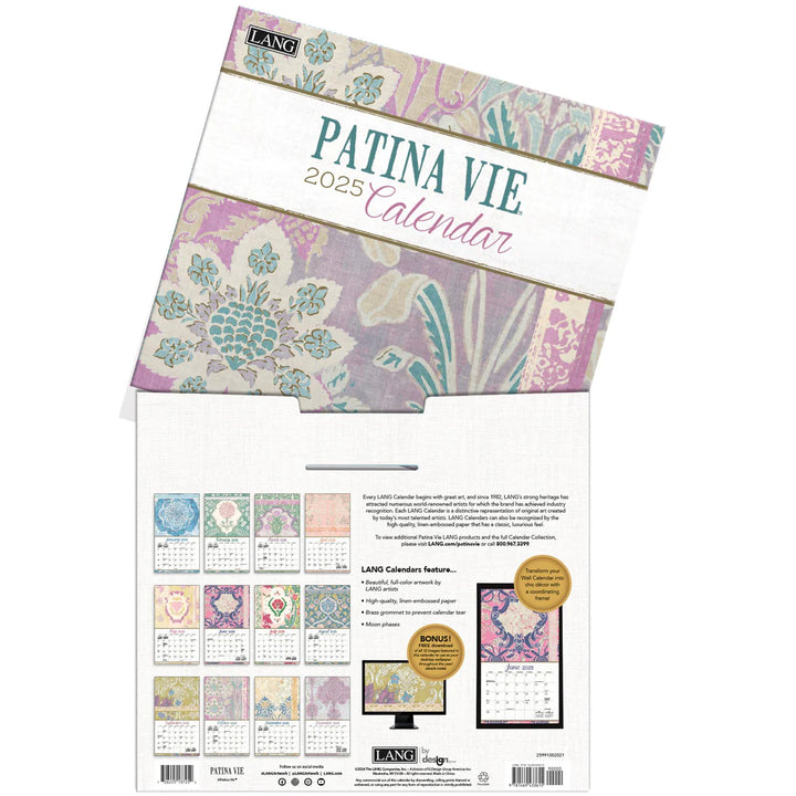 PATINA VIE LANG CALENDAR 2025