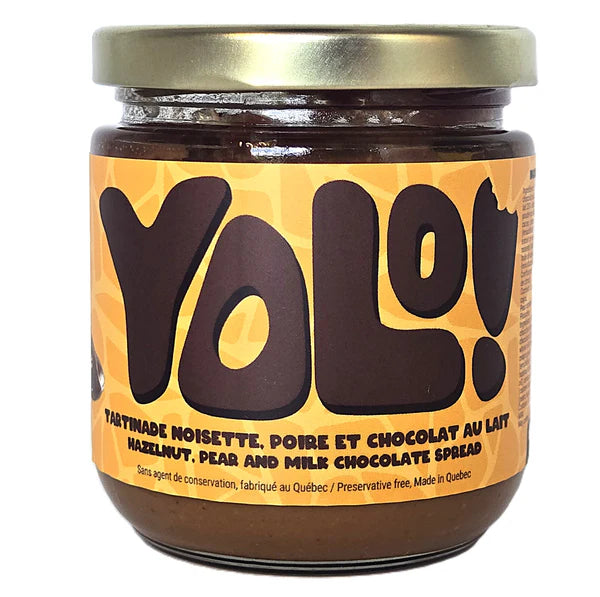 HAZELNUT, PEAR & MILK CHOCOLATE SPREAD 250G