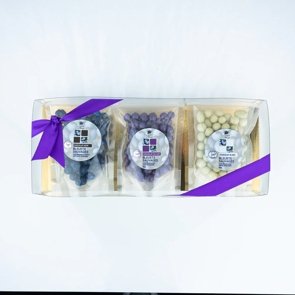 CLASSIC DRIED BLUEBERRY PEARL TRIO BOX