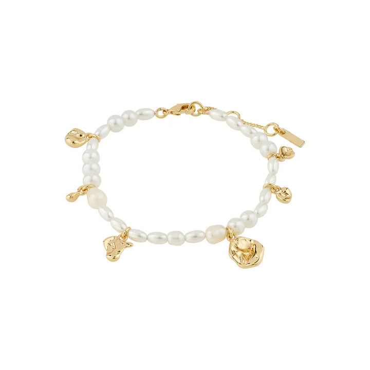 INTENT PEARL BRACELET (GOLD-PLATED)