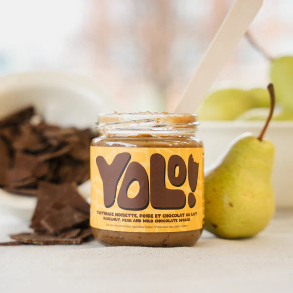HAZELNUT, PEAR & MILK CHOCOLATE SPREAD 250G