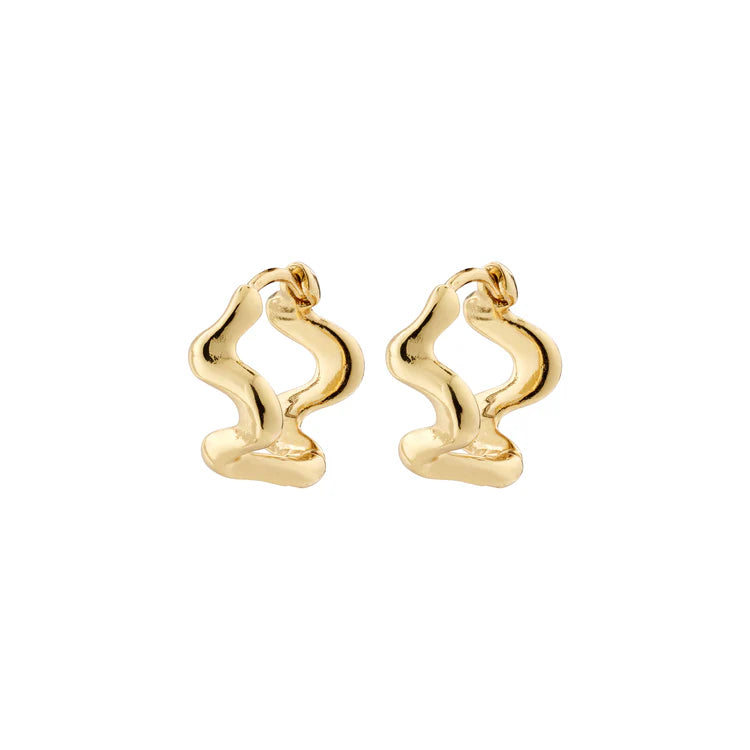 PENELOPE RECYCLED EARRINGS GOLD-PLATED