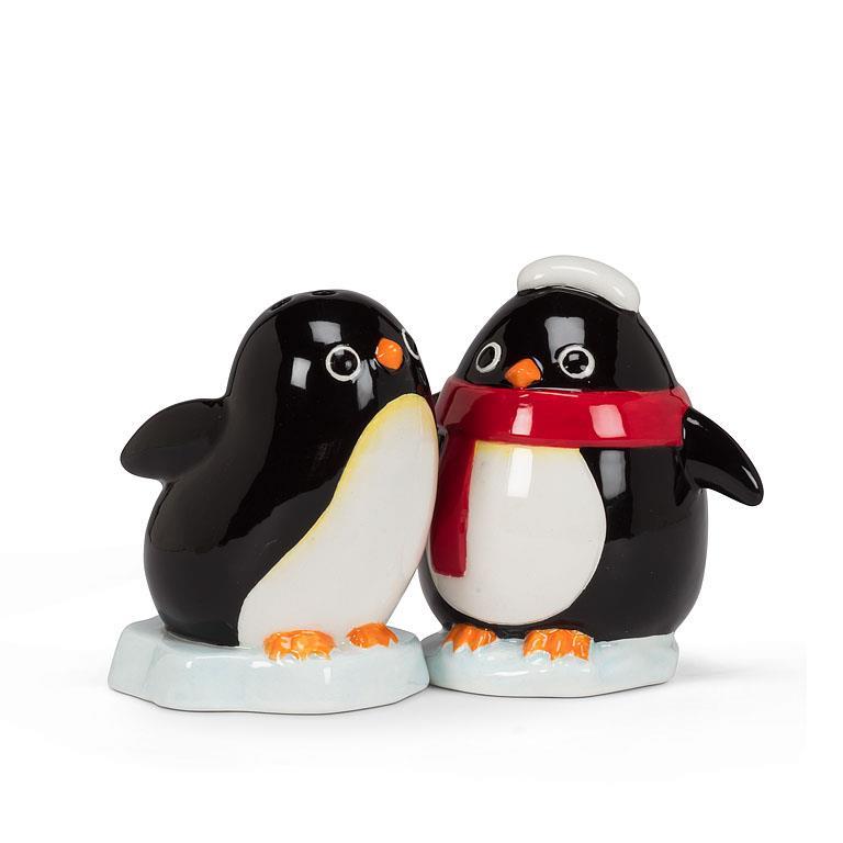 PLAYFUL PENGUIN SALT & PEPPER SHAKER - 2.5''H