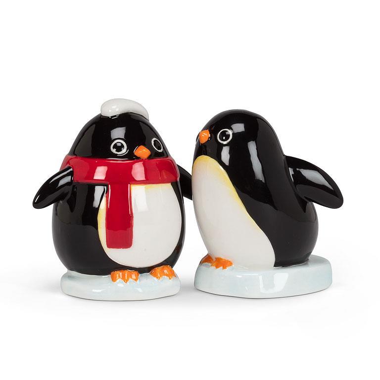 PLAYFUL PENGUIN SALT & PEPPER SHAKER - 2.5''H