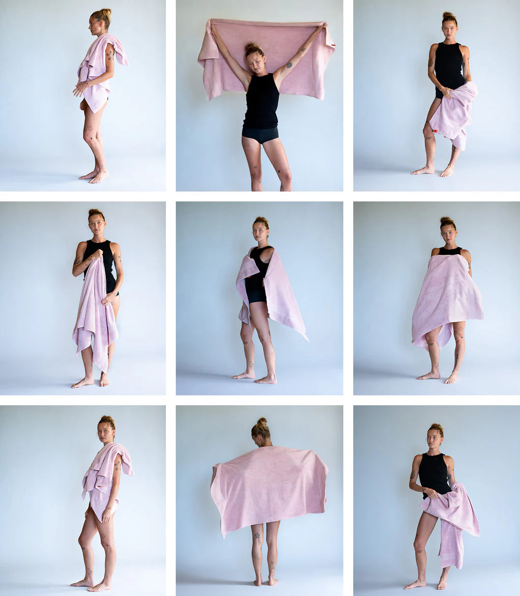 CLASSIC STRETCH TOWEL - PETAL PINK