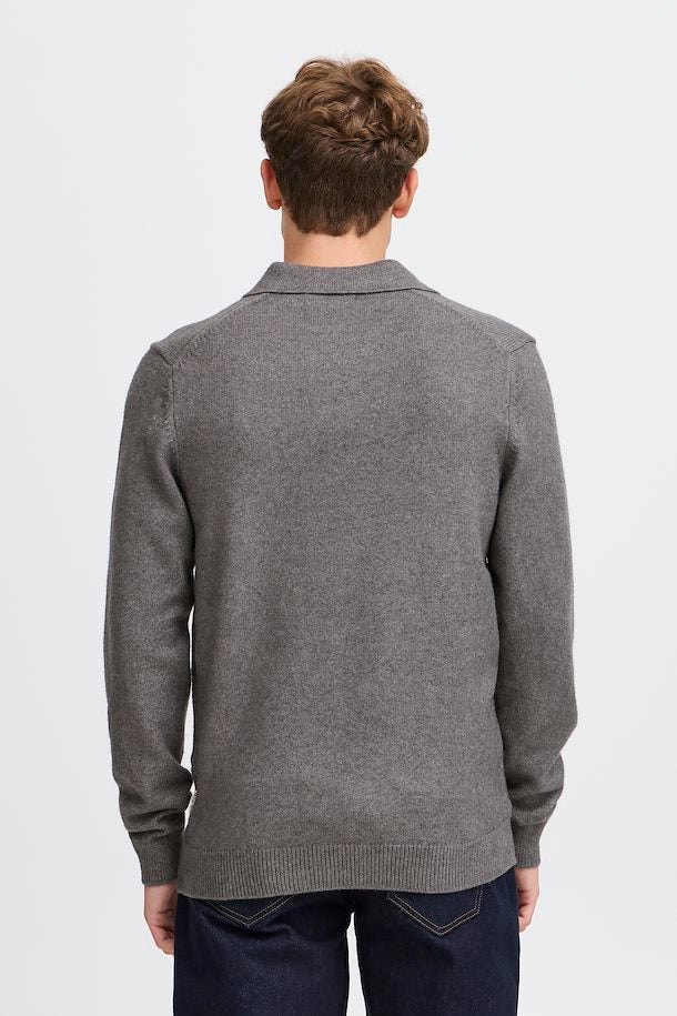 CFKARL PULLOVER POLO "PEWTER MIX"