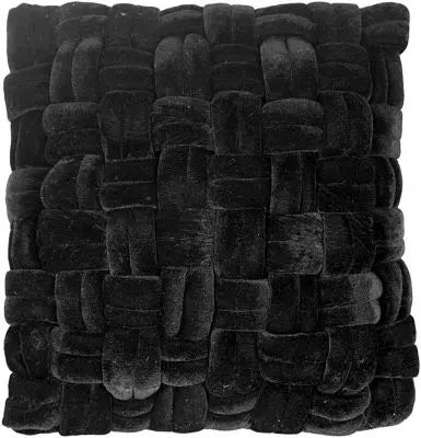 PJ VELVET PILLOW "BLACK"