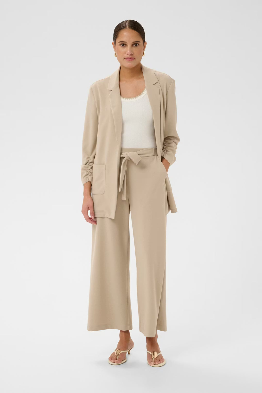 KAPHOEBE TROUSERS "FEATHER GRAY"