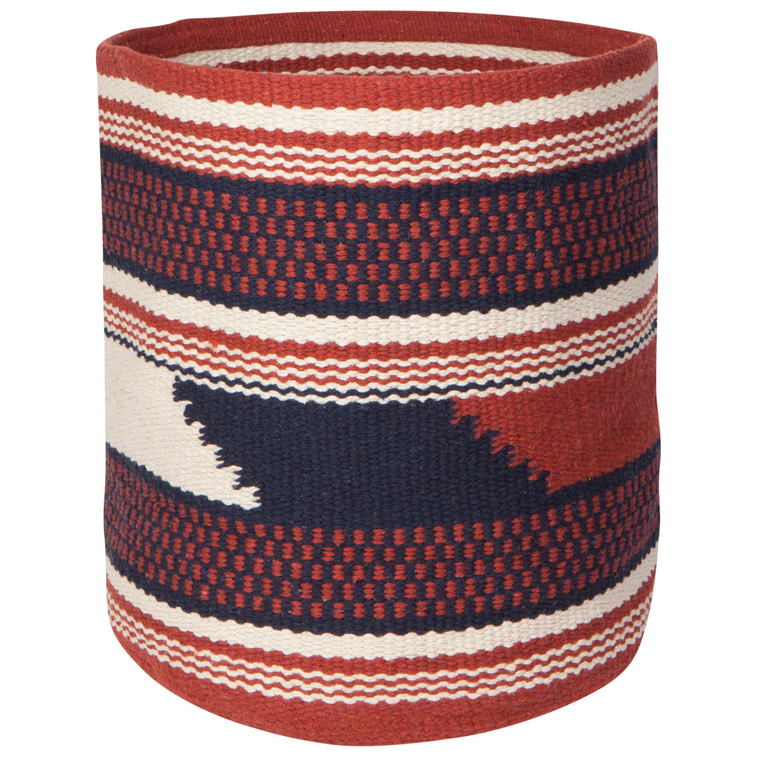 RHYTHM PICANTE LARGE COTTON BASKET