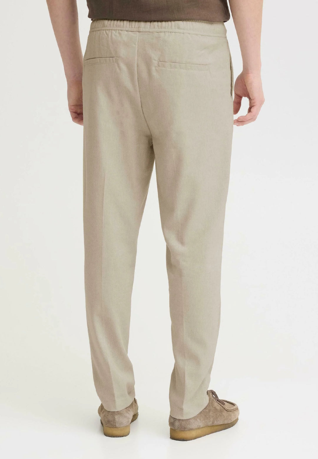 CFPILOU LINEN MIX PANTS "ISLAND FOSSIL"