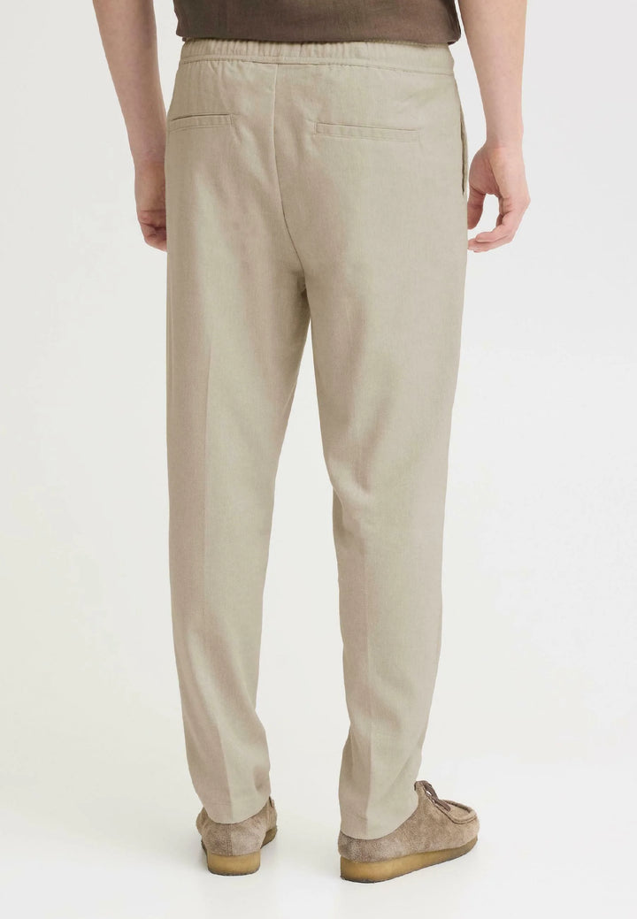 CFPILOU LINEN MIX PANTS "ISLAND FOSSIL"