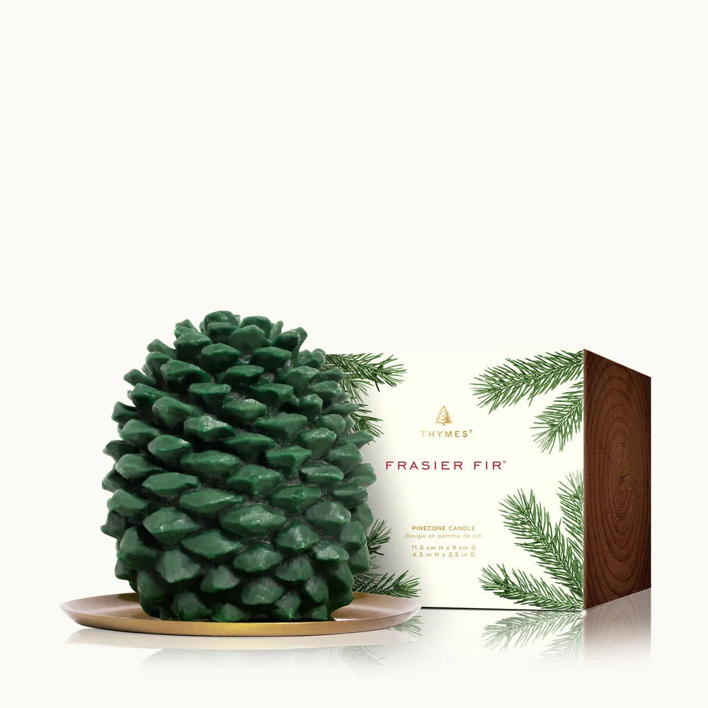 FRASIER FIR PETITE MOLDED PINECONE CANDLE