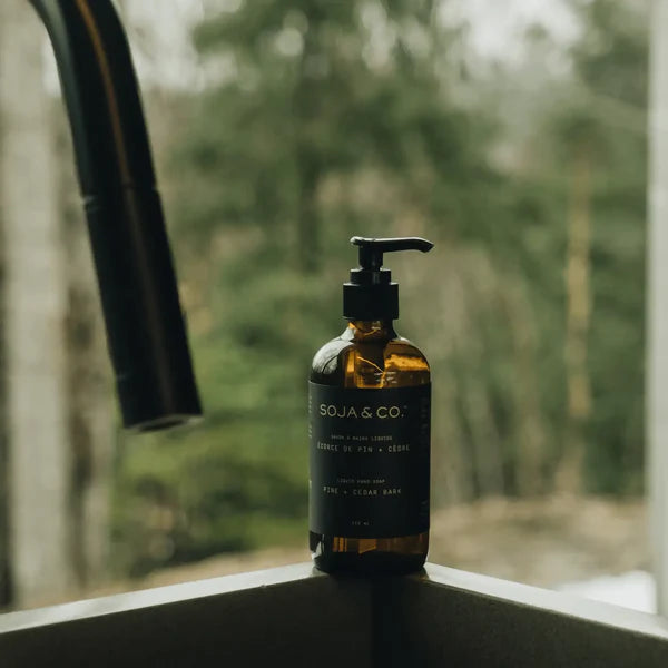 LIQUID HAND SOAP - PINE + CEDAR BARK 238ML