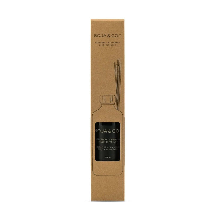 REED DIFFUSER - PINE + CEDAR BARK 120ML