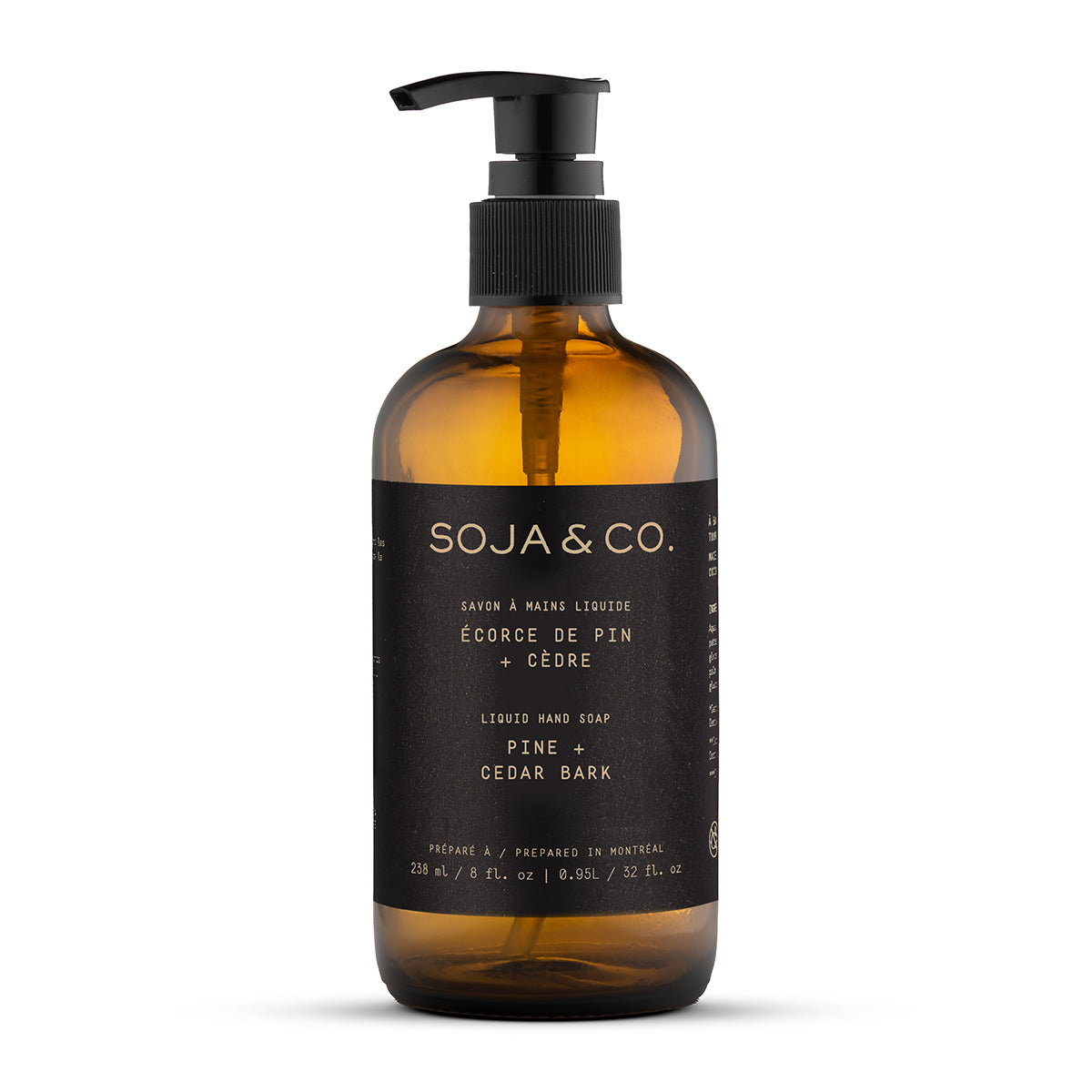 LIQUID HAND SOAP - PINE + CEDAR BARK 238ML