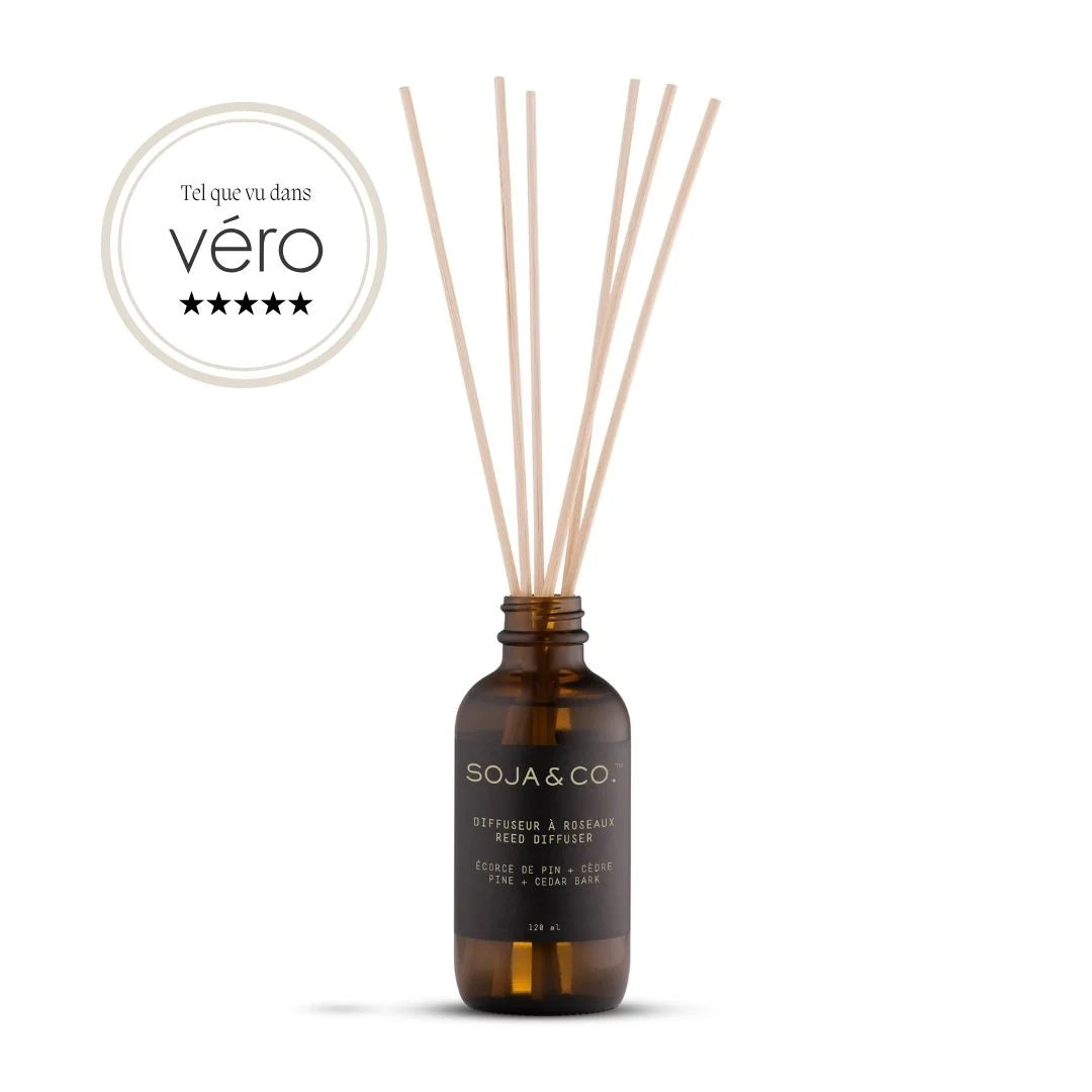 REED DIFFUSER - PINE + CEDAR BARK 120ML