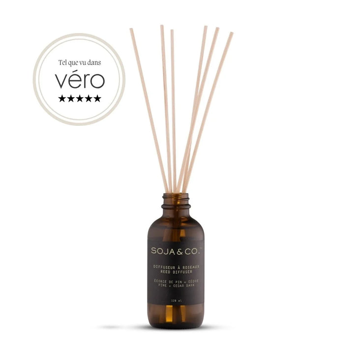 REED DIFFUSER - PINE + CEDAR BARK 120ML