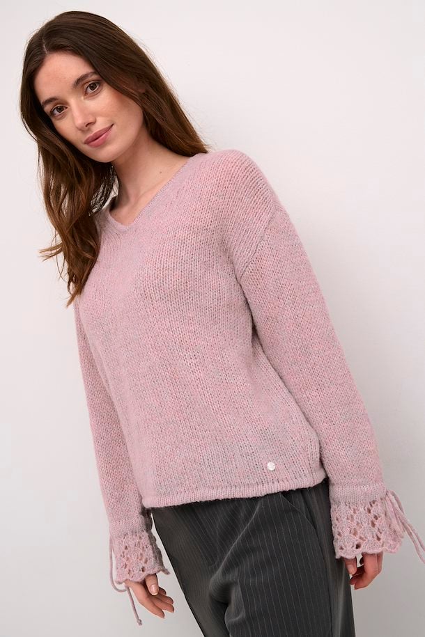 CRNISO KNIT PULLOVER - DAWN PINK