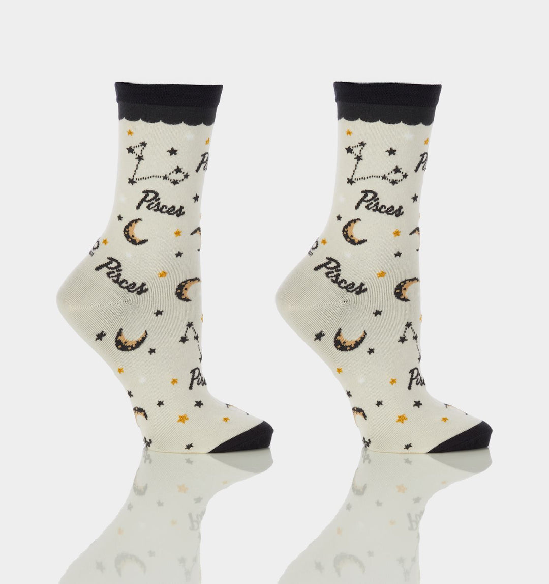 ASTROLOGICAL PISCES CREW SOCKS