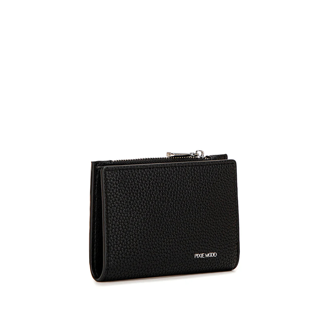 PIXIE MOOD AIKO WALLET - BLACK PEBBLED