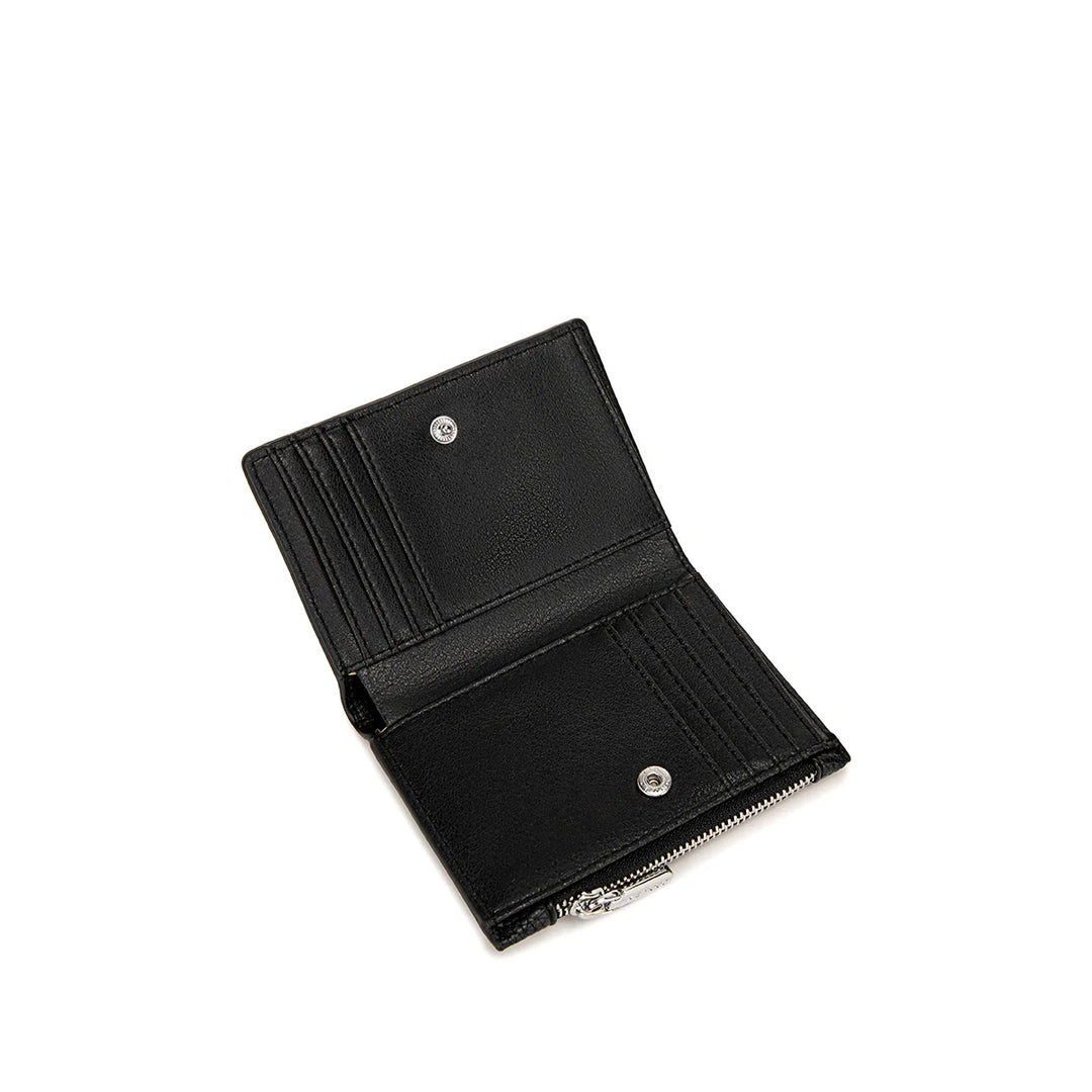 PIXIE MOOD AIKO WALLET - BLACK PEBBLED