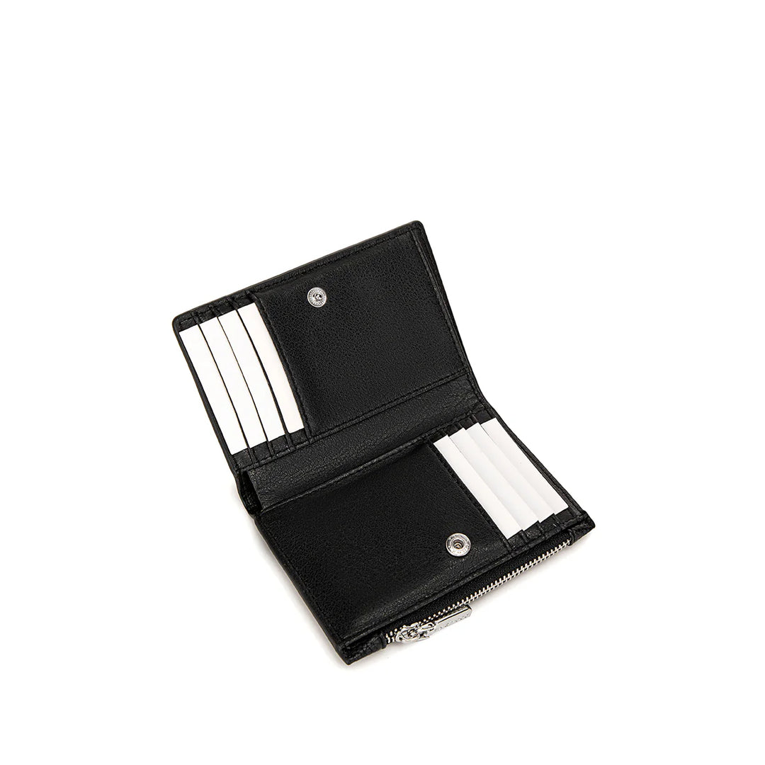 PIXIE MOOD AIKO WALLET - BLACK PEBBLED