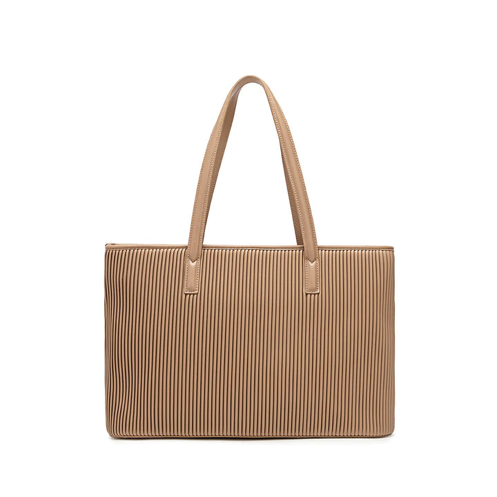 PIXIE MOOD SADIE TOTE BAG - LATTE PLEATED