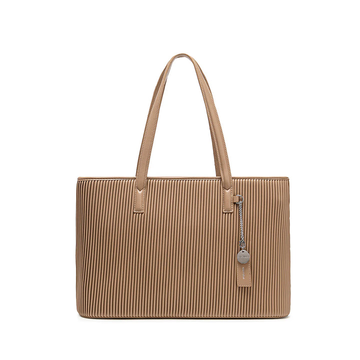 PIXIE MOOD SADIE TOTE BAG - LATTE PLEATED