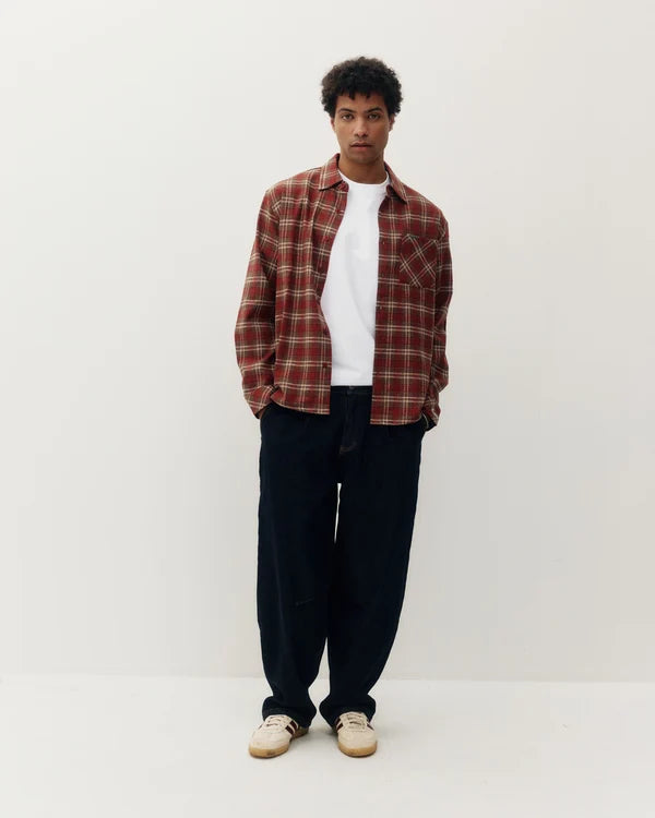 PLANNEL SHIRT "BURNT ORANGE"