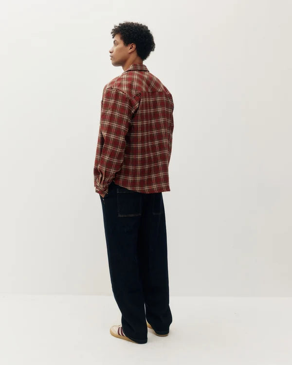PLANNEL SHIRT "BURNT ORANGE"