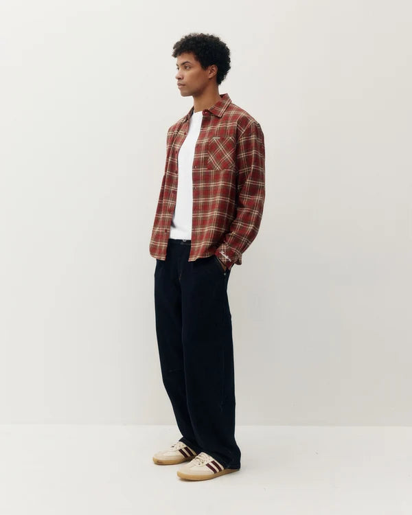 PLANNEL SHIRT "BURNT ORANGE"