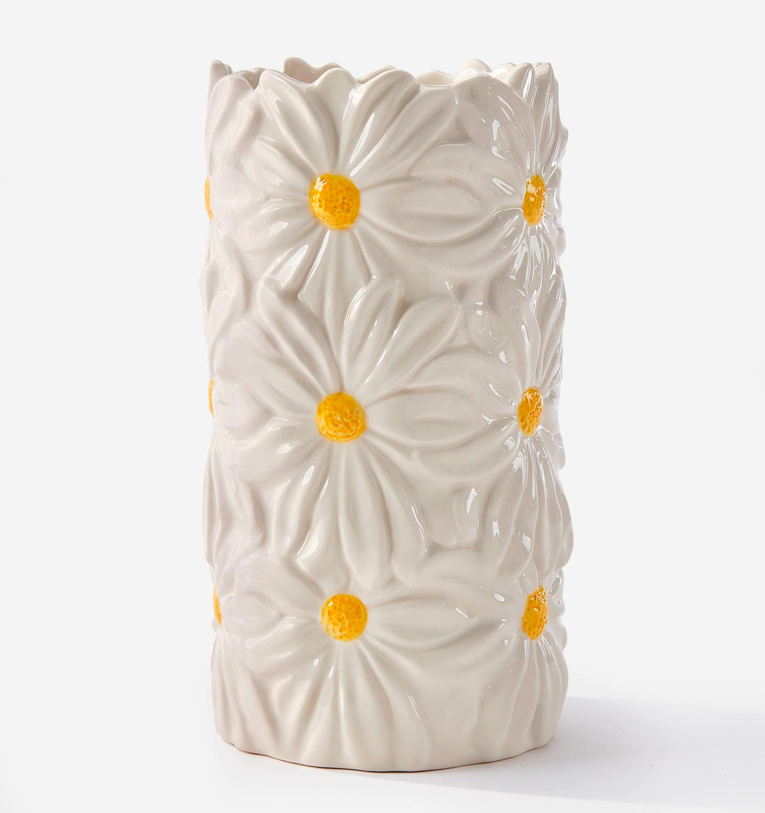CERAMIC DAISY PLANTER