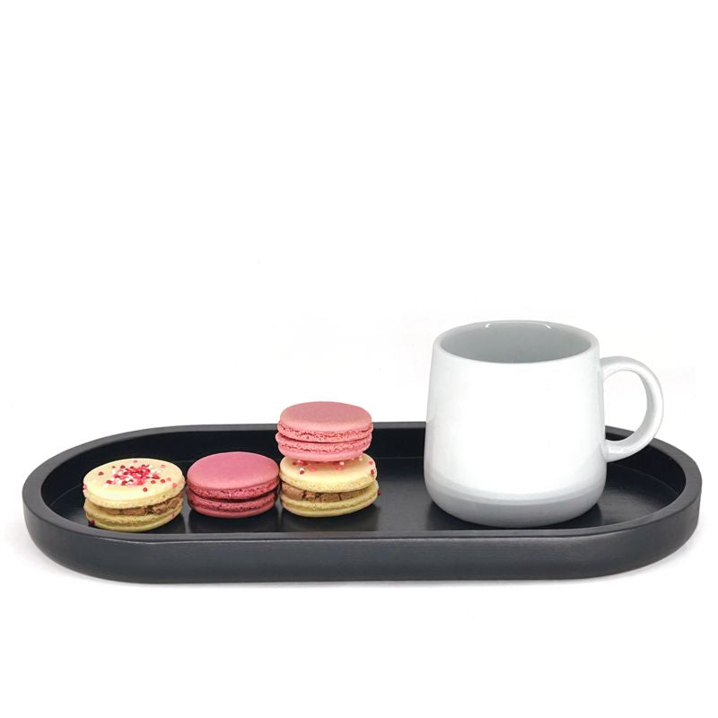 LARGE BAMBOO OVAL PLATTER 35.5X16.5CM