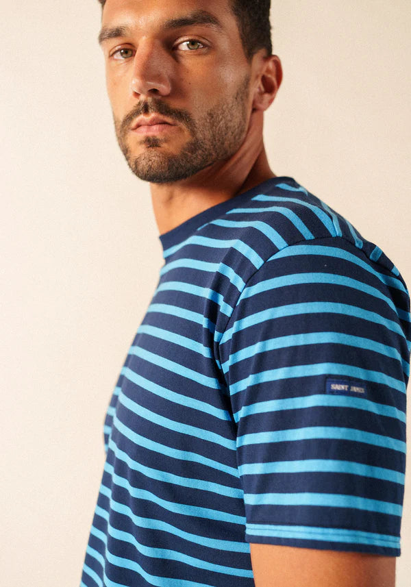PLOUIDER II SAILOR STRIPED SHIRT "MARINE/FLOT"