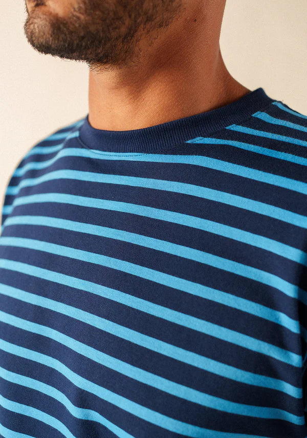 PLOUIDER II SAILOR STRIPED SHIRT "MARINE/FLOT"