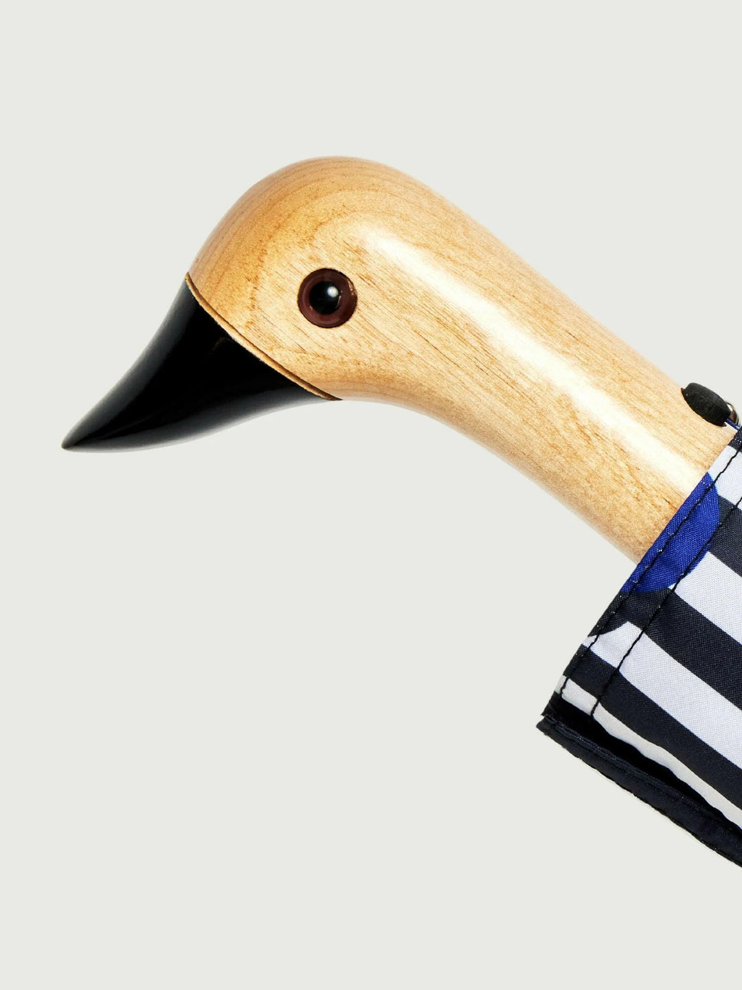 DUCKHEAD POLKASTRIPE ECO-FRIENDLY COMPACT UMBRELLA