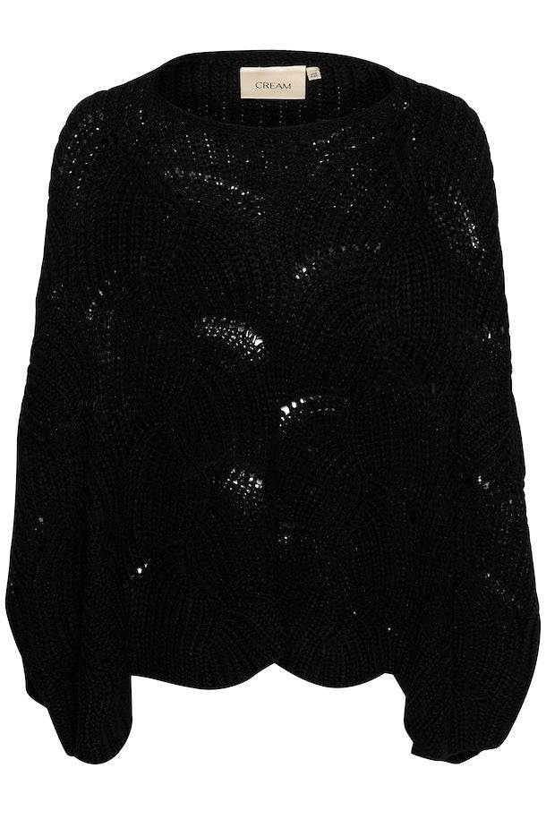 CRMISTLETOE PONCHO "PITCH BLACK"